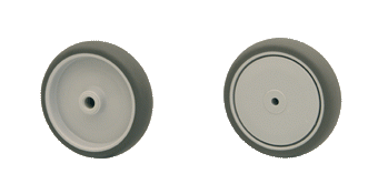 Kumipyörä muovikeskiöllä 67, Alk.