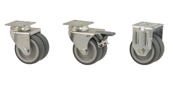 Kaksoispyörä polypropyleenikeskiöllä 2BP 67, Alk.