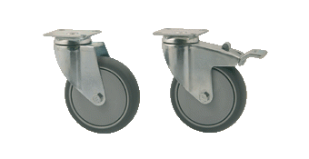 Kumipyörä muovikeskiöllä LP 67, Alk.