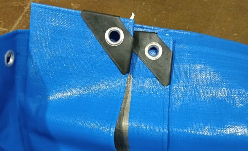 Suoja-/peitepressu 6x10m, 200g/m2