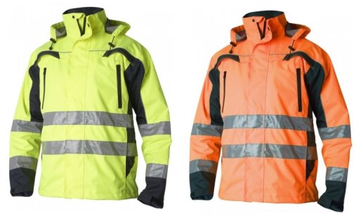 TS HUOMIO kuoritakki EN ISO 20471 lk. 3