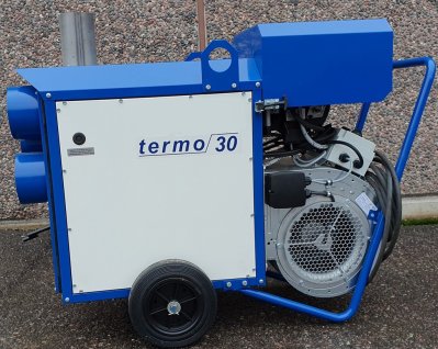 Öljykäyttöinen rakennuslämmitin Termo 30