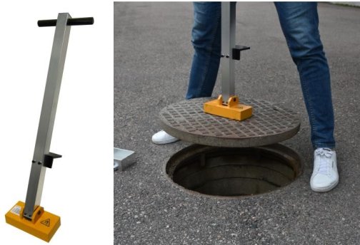 Magneettinostin/Kaivonkannennostin 500 kg