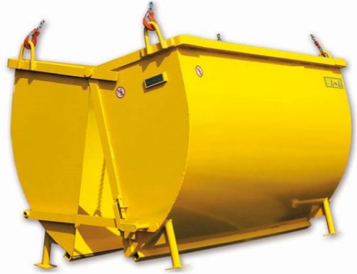 Pohjasta aukeava kontti