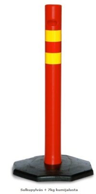 Sulkupylväs + Jalusta