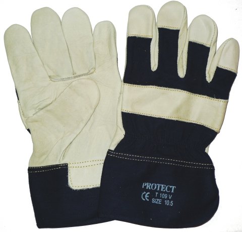 Työsormikas naudannappa/kangas, 120 pr/pkt