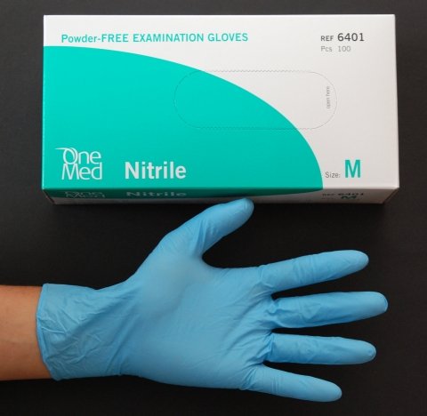 Nitriilisormikas kertakäyttöinen, 10ltk/1000kpl