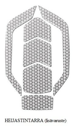 Heijastintarra KASK Zenith kypärään