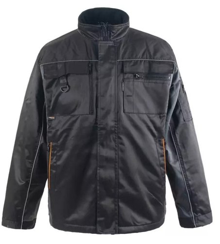 Talvityötakki, Musta/harmaa