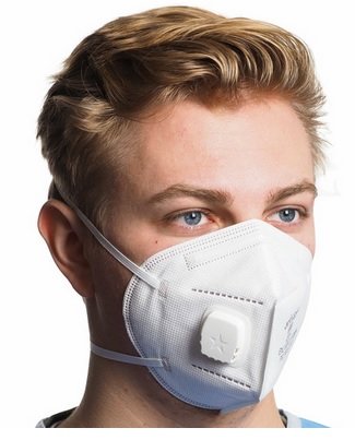 Hengityssuojain FFP2, venttiilillä, 30kpl/pkt