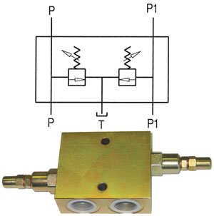 Teräsrunkoiset kaksoispaineenrajoittimet, Alk.