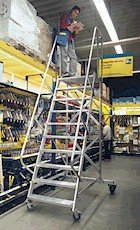 Siirrettävät työtasot kaiteella, Alk.